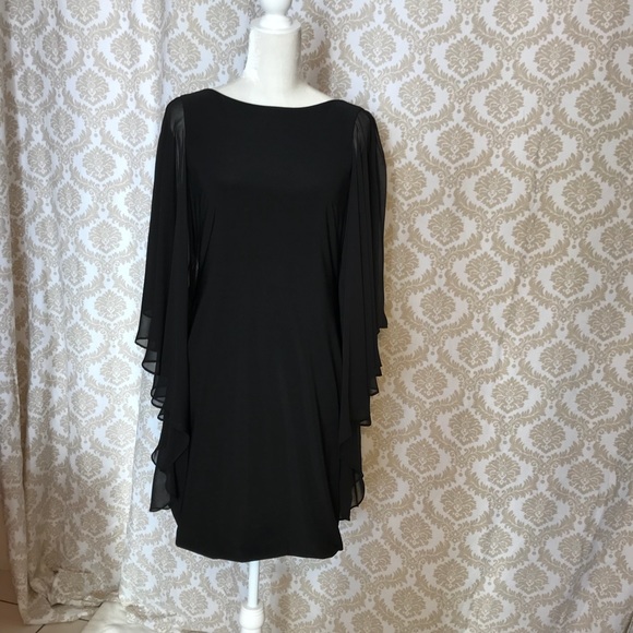 ♠️♠️SHEER JS BOUTIQUE BLACK DRESS♠️♠️ - Picture 1 of 4
